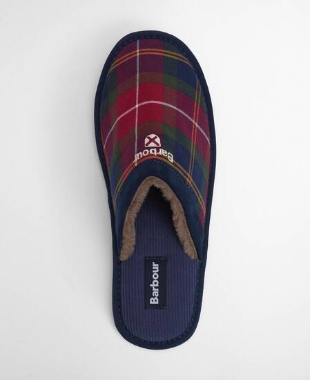 Everitt Tartan Slippers Winterberry Tartan