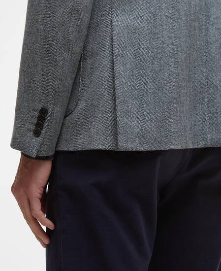 Sutherland Herringbone Blazer Grey