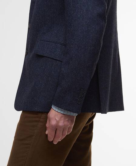 Godfrey Moons Shetland Blazer Navy