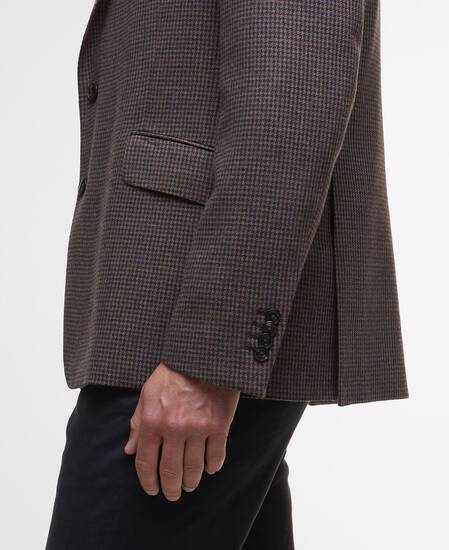 Holloway Check Blazer Brown