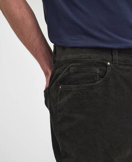 Stretch Cord Regular Trousers 
