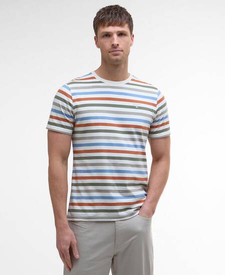 Rokeby Striped T-Shirt Whisper White