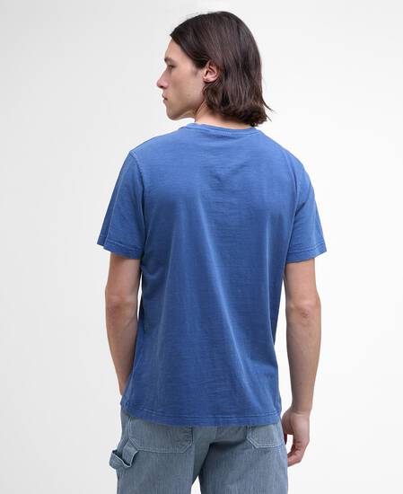 Pigment-Dyed Pocket T-Shirt Dark Denim