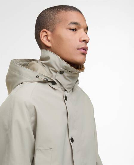 Winter Ashby Waterproof Jacket Washed Stone