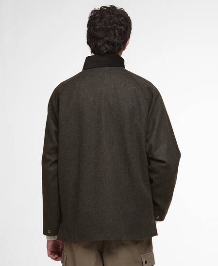 Modified Bedale Wool Jacket Olive