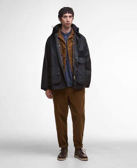 Modified Solway Waxed Jacket Black