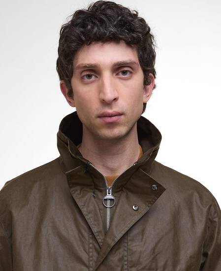 Re-Engineered Utility Bedale Waxed Jacket Beech