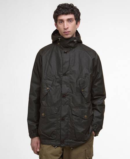 Re-Engineered Endurance Mountain Waxed Parka Olive