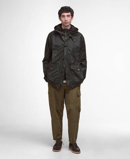 Re-Engineered Endurance Mountain Waxed Parka Olive