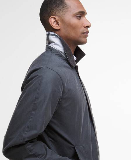 Lorden Waxed Mac Grey