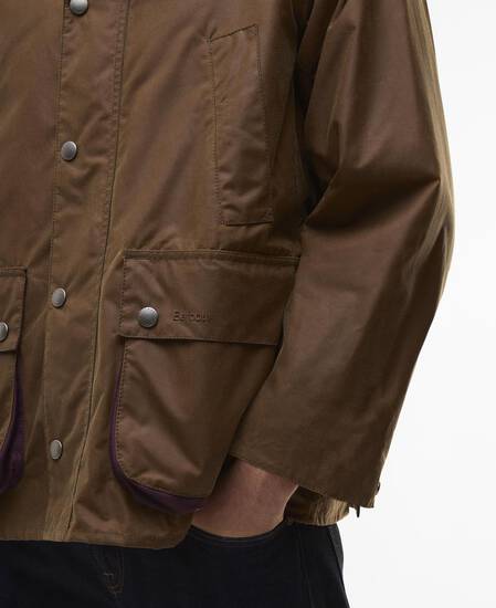 Paul Smith loves Barbour Oversized Bedale Waxed Jacket Tan