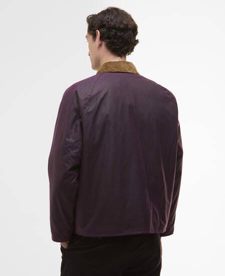 Paul Smith loves Barbour Transport Waxed Jacket Grape