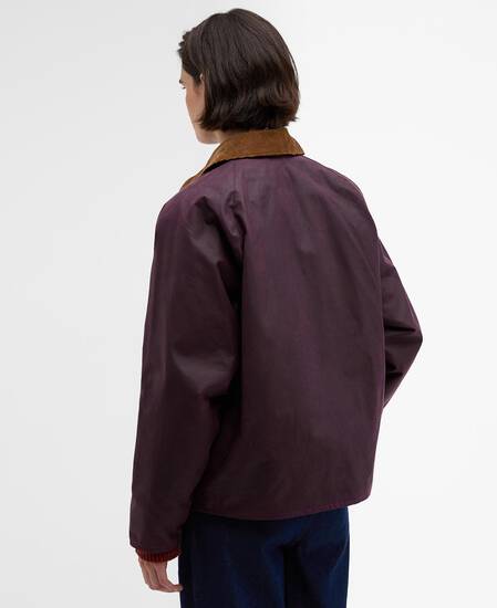Paul Smith loves Barbour Transport Waxed Jacket Grape