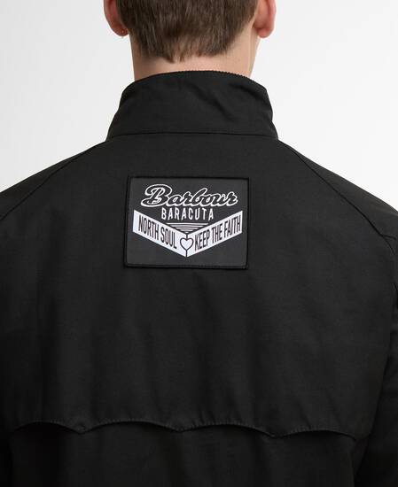 Barbour x Baracuta Badged Porton Wax Jacket Black