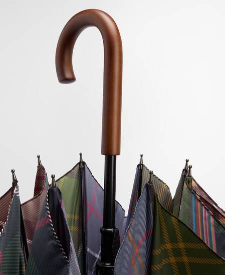 Paul Smith loves Barbour Umbrella Mixed Tartan