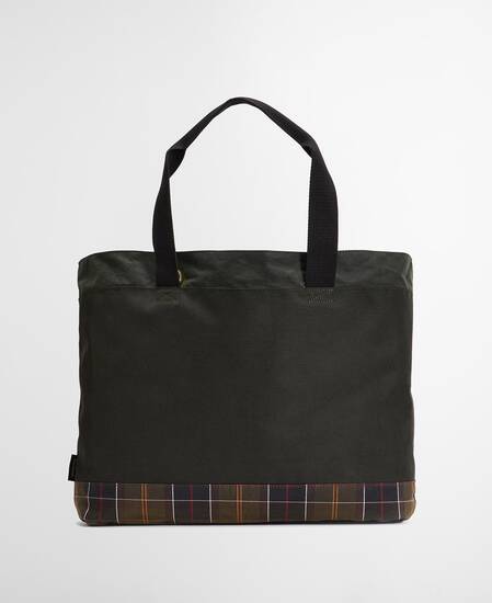 Field Waxed Tote Bag Sage/Classic